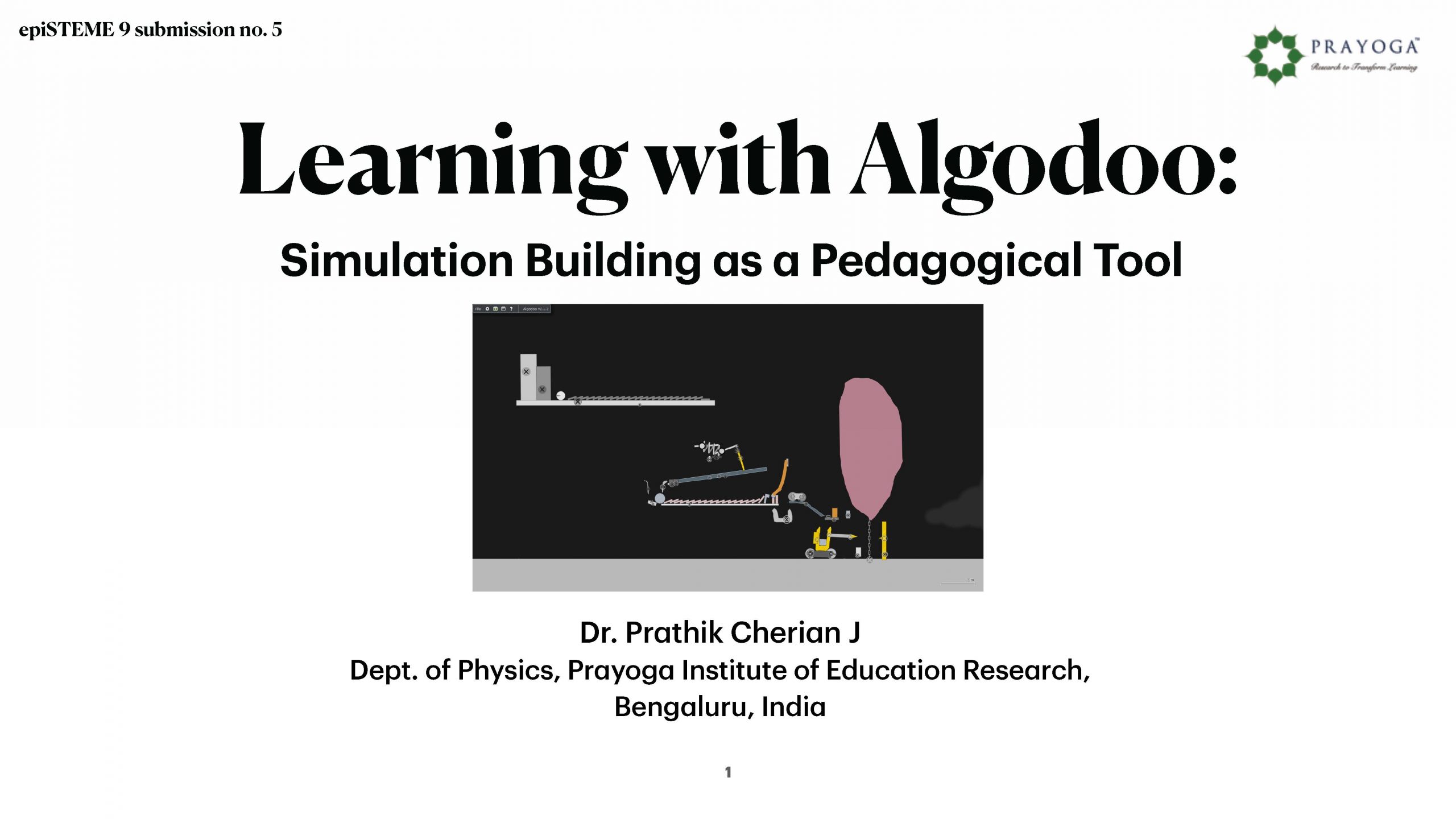 Learning with Algodoo: Simulation Building as a Pedagogical Tool